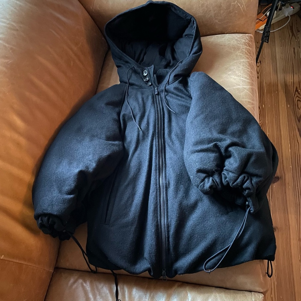 Y3 Yohji Yamamoto adidas wool cashmere black ultimate puffer down jacket winter